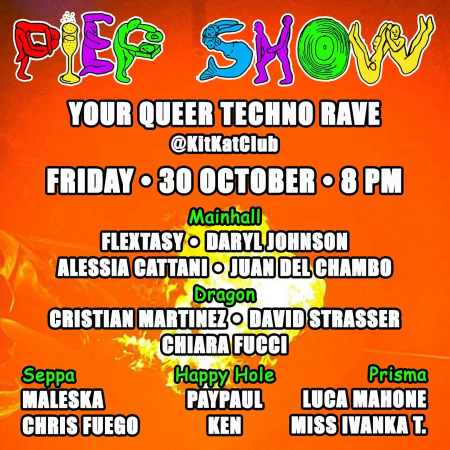 Flyer: PiepShow - OctoberPiep Flyer: PiepShow - OctoberPiep