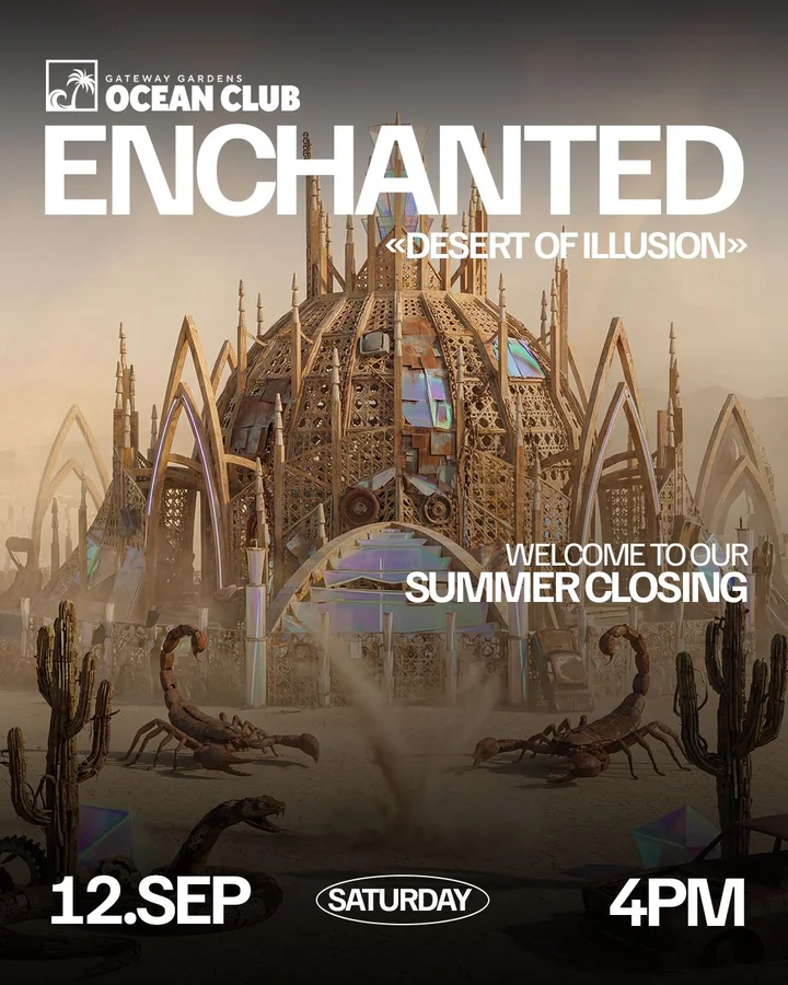Flyer: Enchanted - Desert of Illusion (Summer Closing)