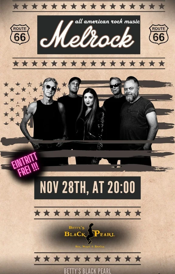 Flyer: MELROCK - All American Rock Music Flyer: MELROCK - All American Rock Music