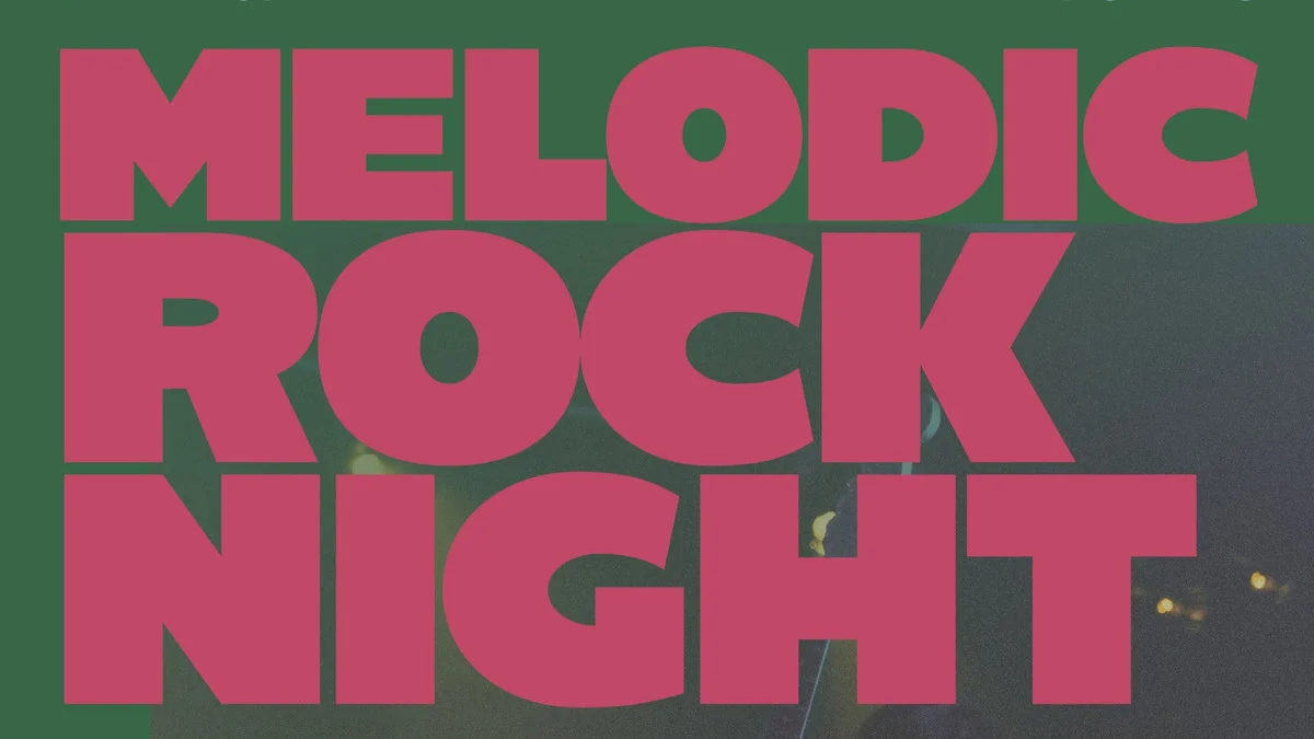 Flyer: Melodic Rock Night Flyer: Melodic Rock Night