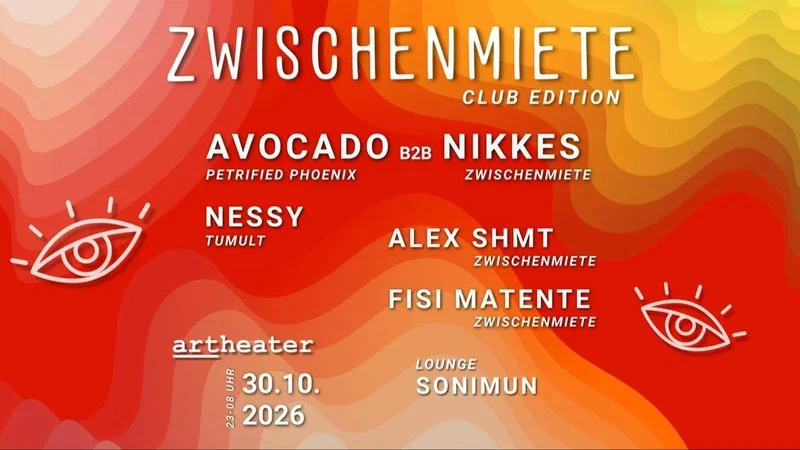 Flyer: Zwischenmiete Club Edition Flyer: Zwischenmiete Club Edition