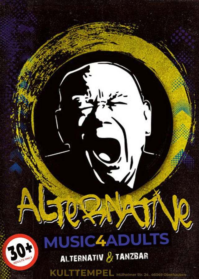 Flyer: Alternative! - Music4Adults ( Aftershowparty nach Sleeping Sun) Flyer: Alternative! - Music4Adults ( Aftershowparty nach Sleeping Sun)
