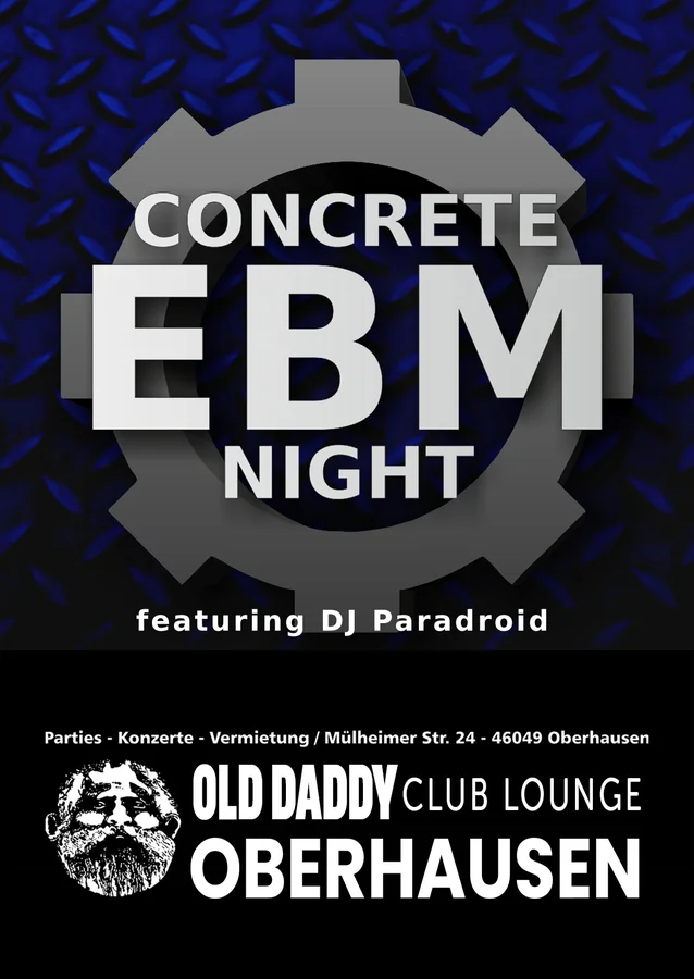 Flyer: CONCRETE EBM Night Flyer: CONCRETE EBM Night