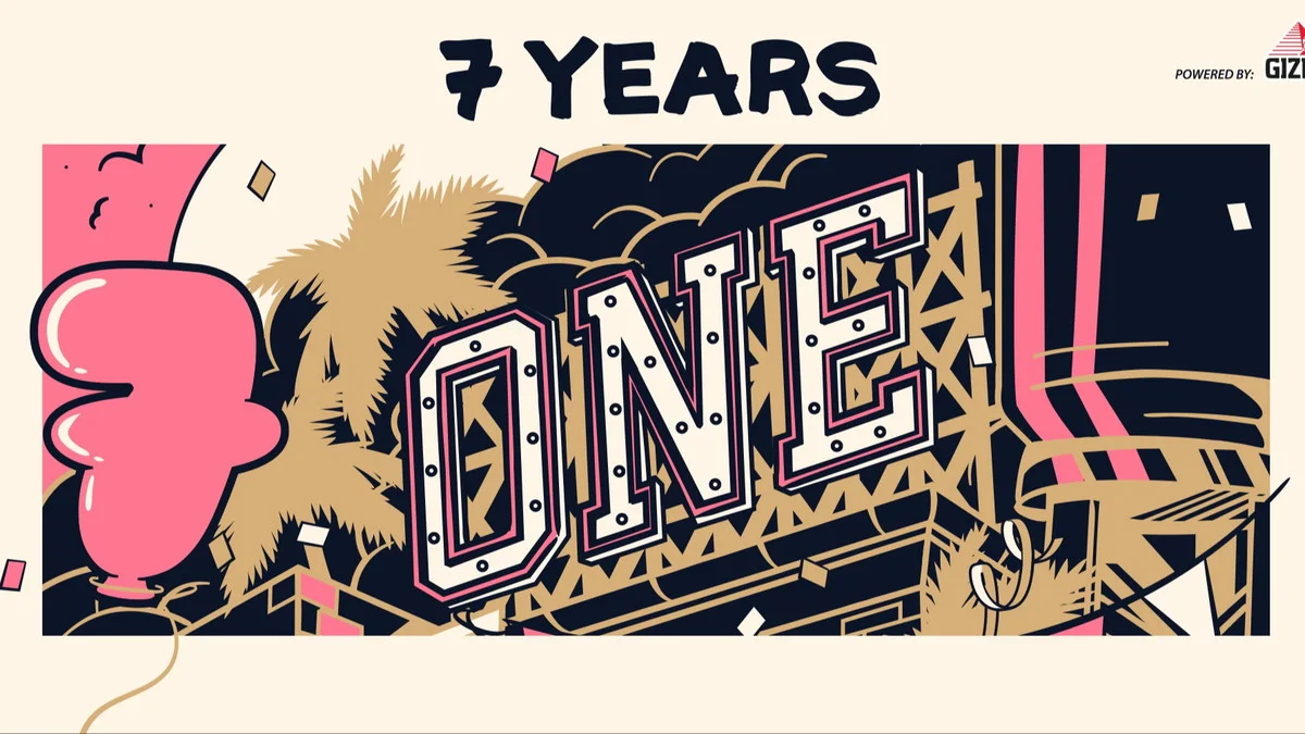 Flyer: 💥 7 Years ONE - Dancehall, Afrobeats, HipHop w. Warrior Sound, D-One, DJ Densen.