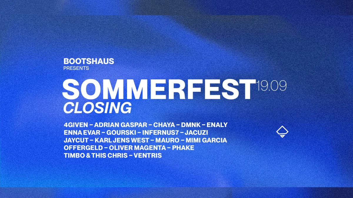 Flyer: Bootshaus Sommerfest Closing Flyer: Bootshaus Sommerfest Closing