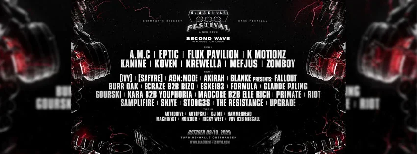 Flyer: Blacklist Festival 2026 Flyer: Blacklist Festival 2026