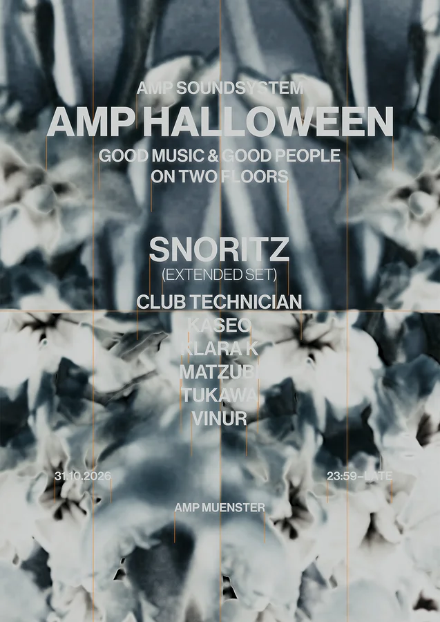 Flyer: Amp Halloween with snoritz (Extended Set) & Amp Soundsystem Flyer: Amp Halloween with snoritz (Extended Set) & Amp Soundsystem