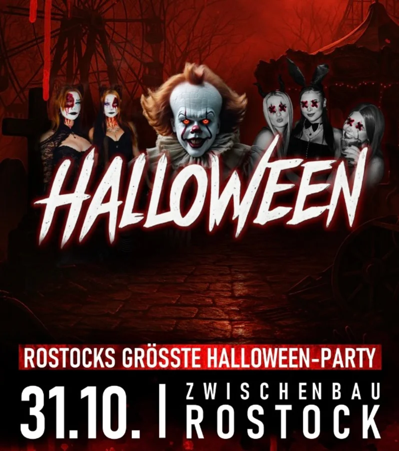 Flyer: ROSTOCKS GRÖSSTE HALLOWEEN-PARTY! Flyer: ROSTOCKS GRÖSSTE HALLOWEEN-PARTY!