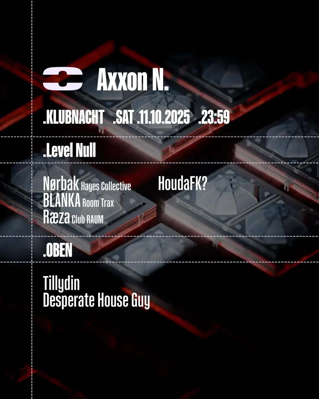 Flyer: KLUBNACHT Flyer: KLUBNACHT