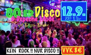 Flyer: [80er Disco & Depeche Mode Flyer: [80er Disco & Depeche Mode