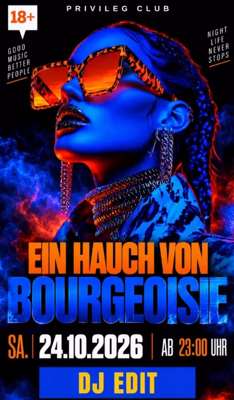 Flyer: Ein Hauch von Bourgeosie Flyer: Ein Hauch von Bourgeosie