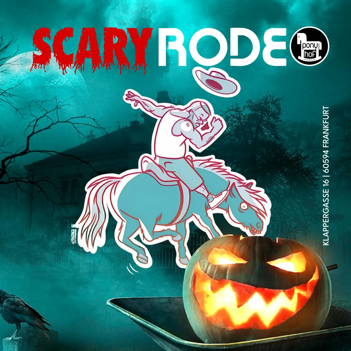 Flyer: Scary Rodeo Halloween Party Flyer: Scary Rodeo Halloween Party