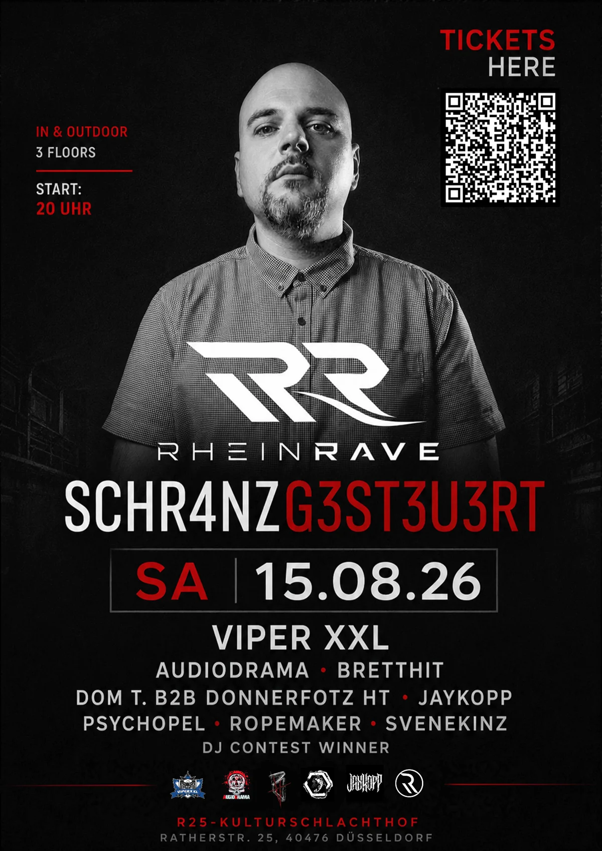 Flyer: RheinRave präsentiert: SCHR4NZG3ST3U3RT (IN & OUTDOOR) Flyer: RheinRave präsentiert: SCHR4NZG3ST3U3RT (IN & OUTDOOR)