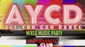 Flyer: AYCD | ALL YOU CAN DANCE – MIXED MUSIC PARTY | EINTRITT FREI Flyer: AYCD | ALL YOU CAN DANCE – MIXED MUSIC PARTY | EINTRITT FREI