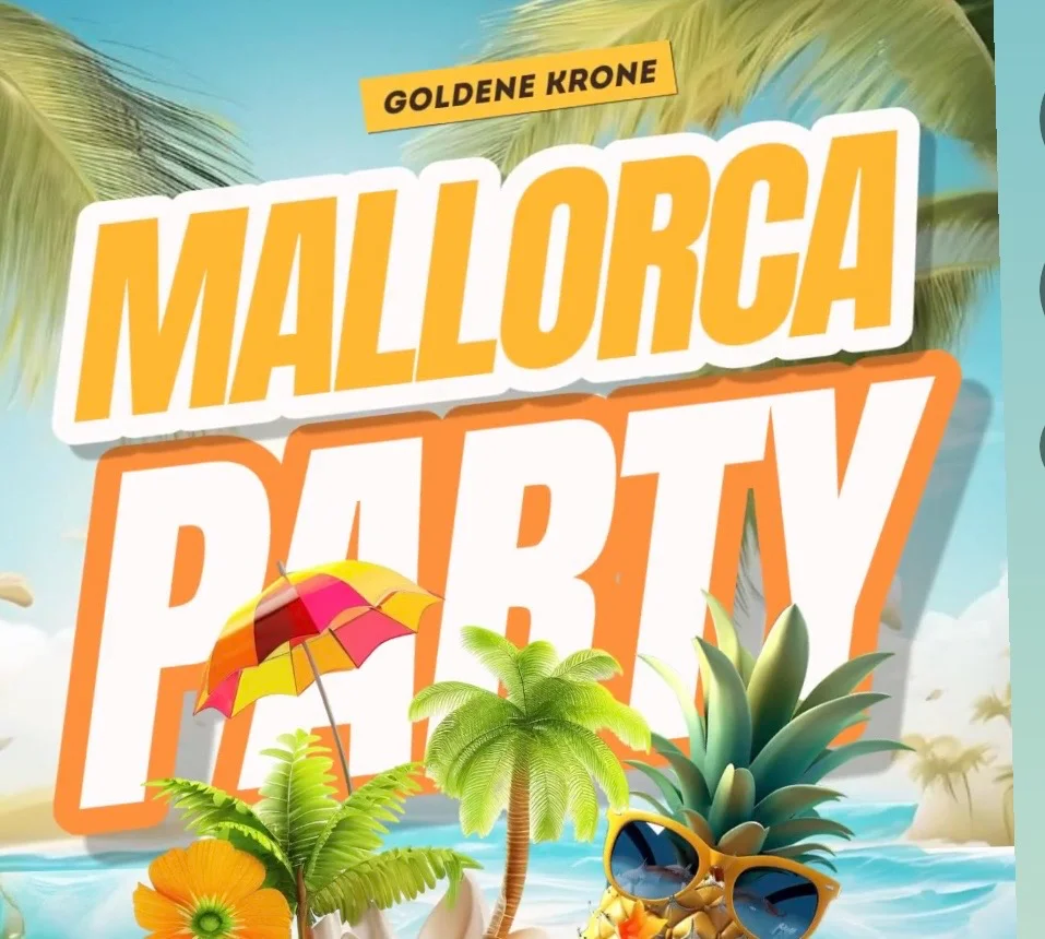 Flyer: Mallorcaparty / mit DJ Supermario Flyer: Mallorcaparty / mit DJ Supermario