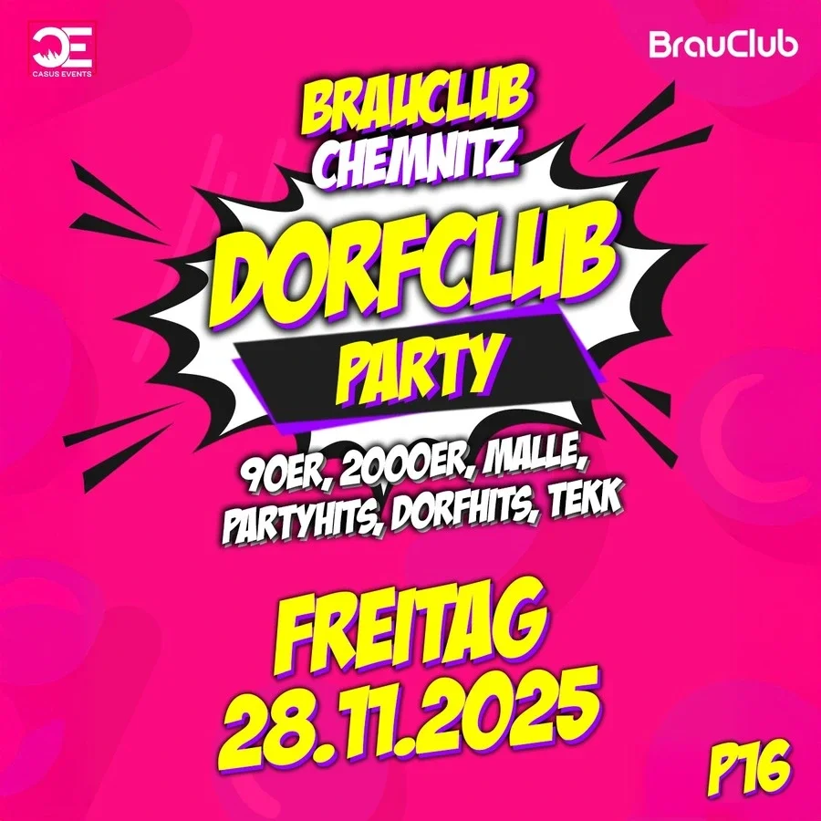 Flyer: Dorfclub Party Chemnitz Flyer: Dorfclub Party Chemnitz
