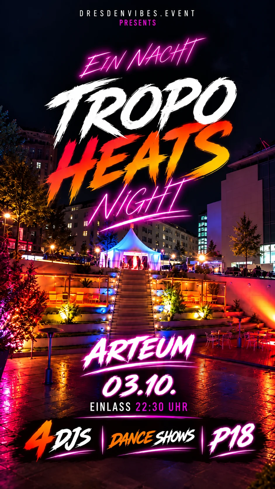 Flyer: TROPO HEATS NIGHT Flyer: TROPO HEATS NIGHT