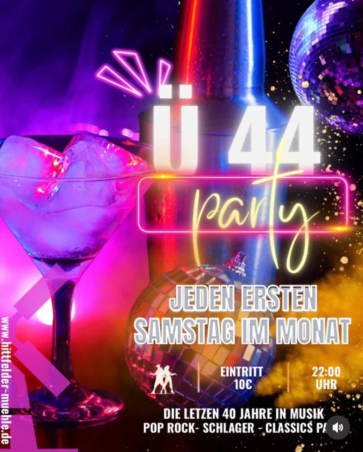 Flyer: Ü-44 Party Flyer: Ü-44 Party