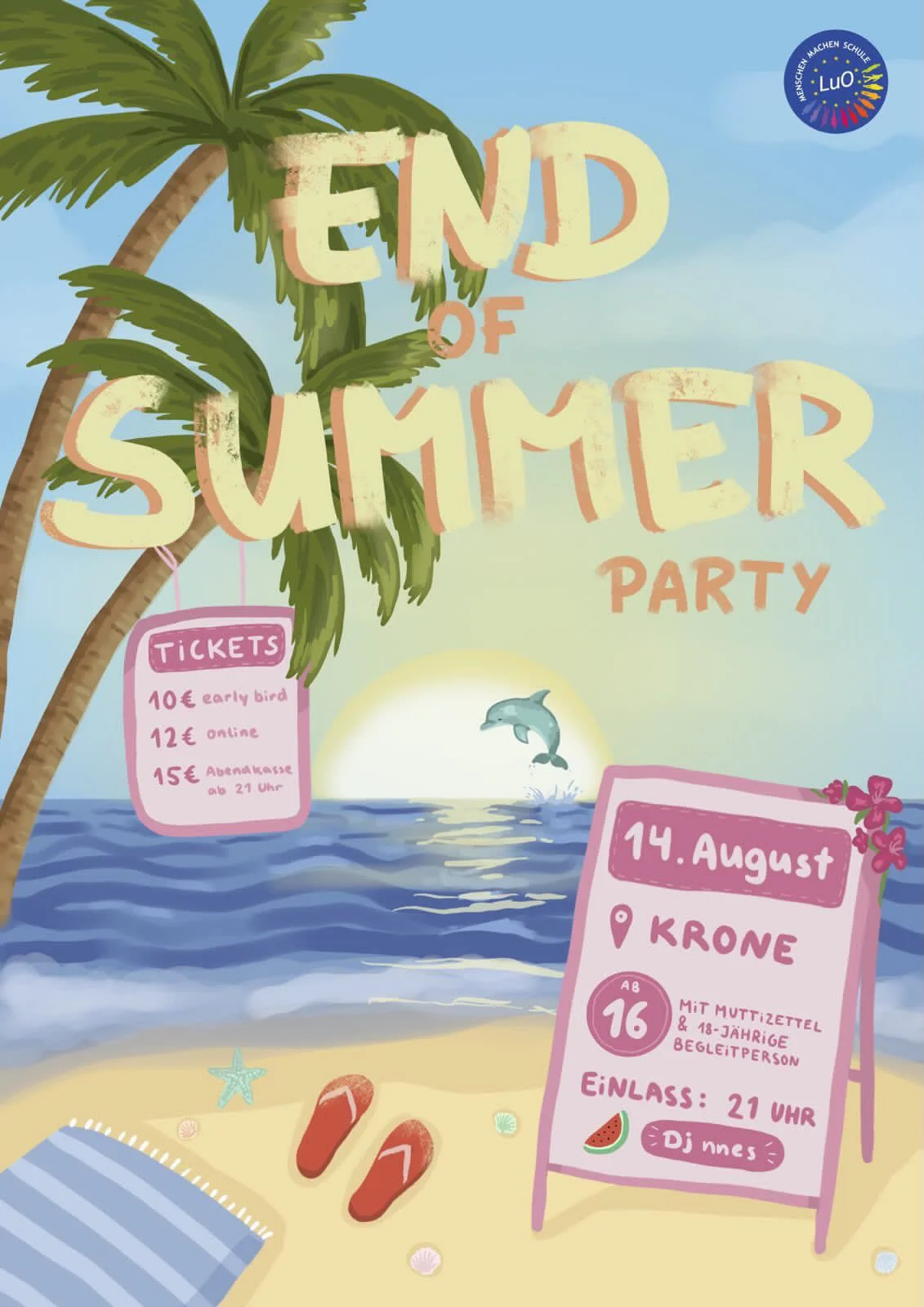 Flyer: End of Summer Party Flyer: End of Summer Party