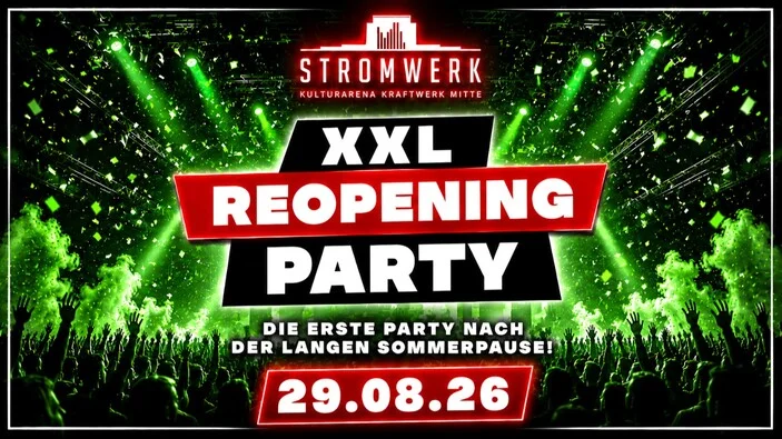 Flyer: XXL Reopening Party Flyer: XXL Reopening Party