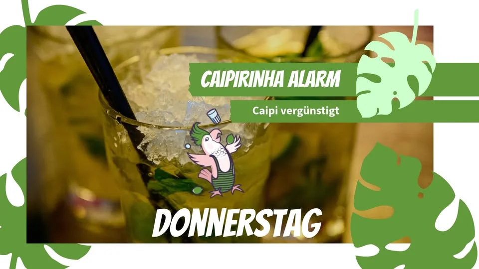 Flyer: Caipirinha-Alarm Flyer: Caipirinha-Alarm