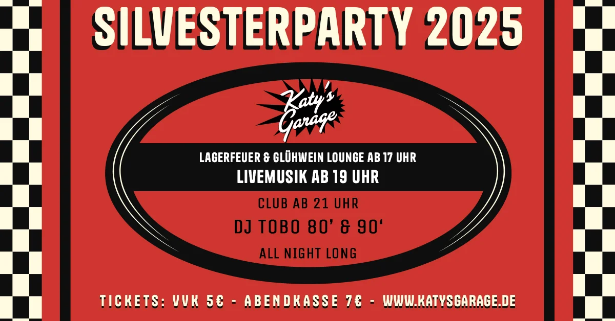 Flyer: Silvester Katy's Flyer: Silvester Katy's