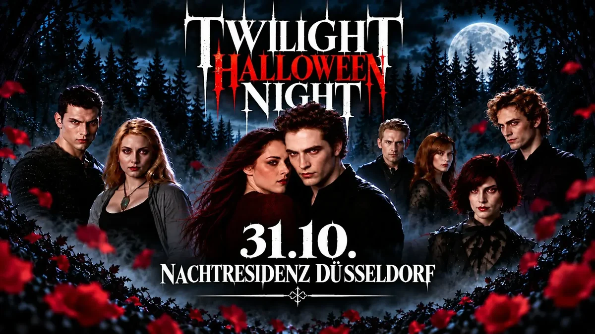 Flyer: TWILIGHT NIGHT IN DÜSSELDORF – DIE FAN-PARTY DER DÄMMERUNG! Flyer: TWILIGHT NIGHT IN DÜSSELDORF – DIE FAN-PARTY DER DÄMMERUNG!