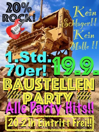 Flyer: Baustellen Party Flyer: Baustellen Party