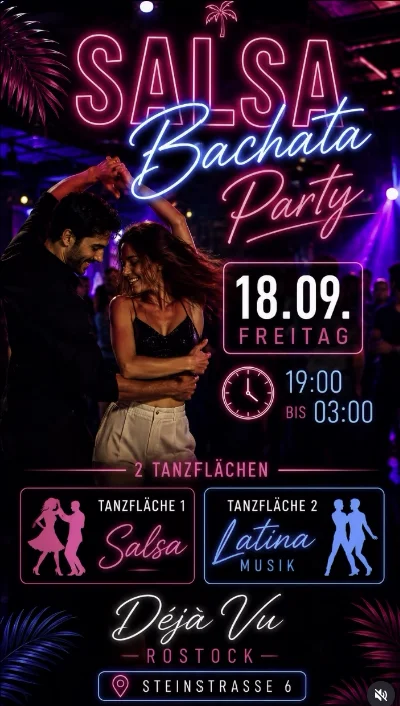 Flyer: Salsa Bachata Party Flyer: Salsa Bachata Party