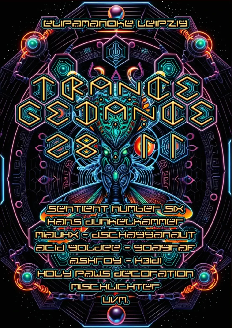 Flyer: Trancegedance - A Psychedelic Spacewalk Flyer: Trancegedance - A Psychedelic Spacewalk