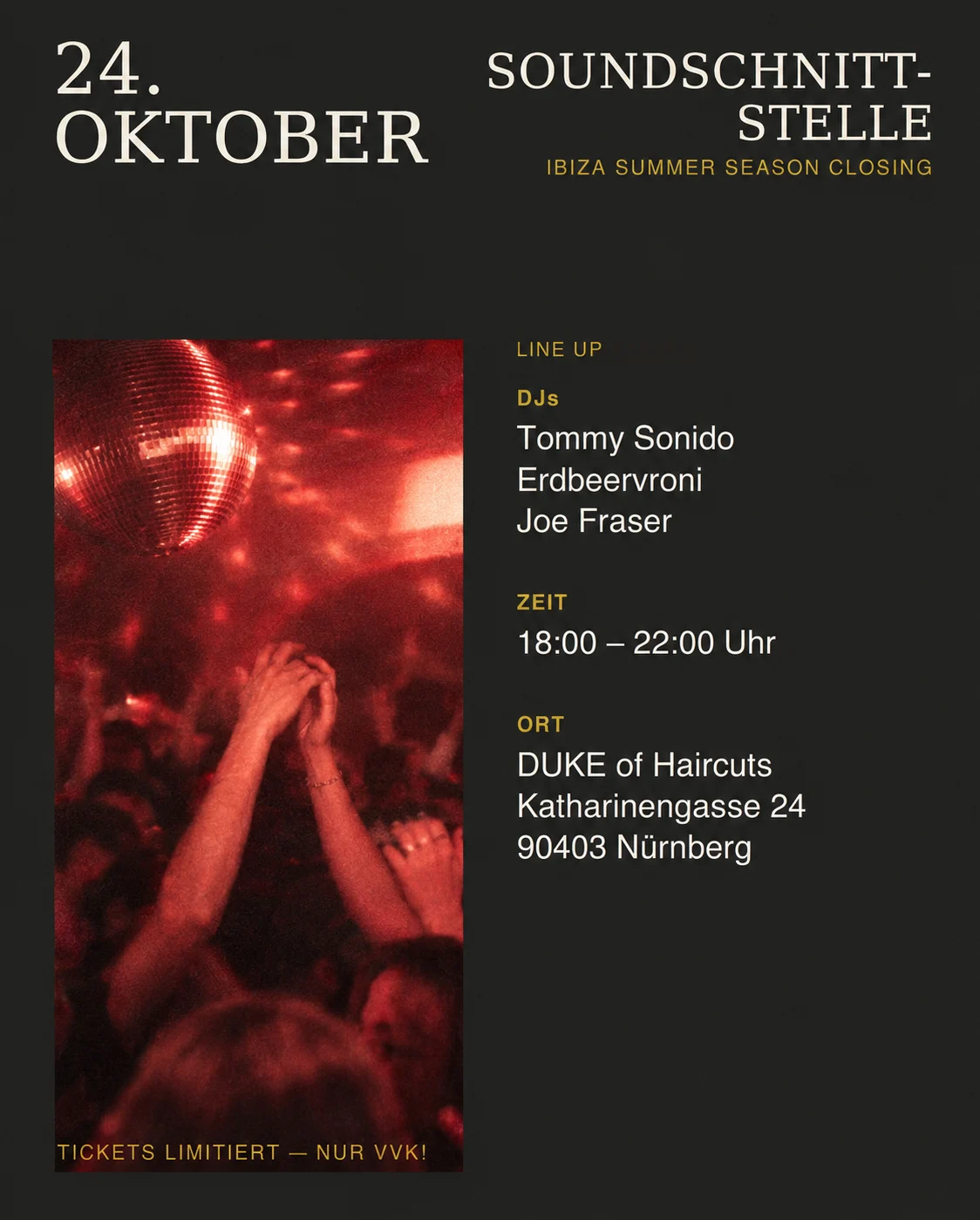 Flyer: SoundSchnittStelle Flyer: SoundSchnittStelle