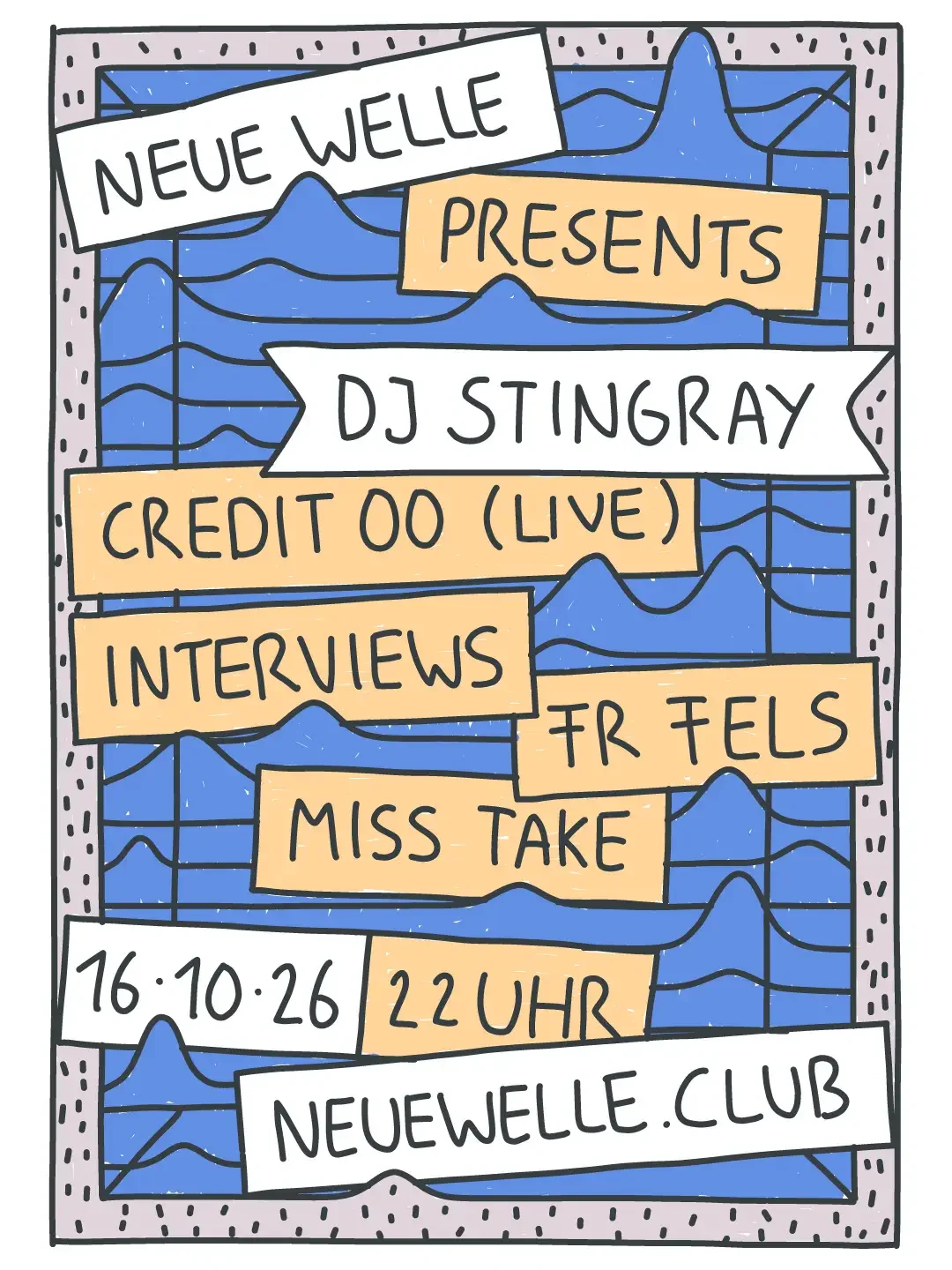 Flyer: Neue Welle presents: DJ Stingray Flyer: Neue Welle presents: DJ Stingray