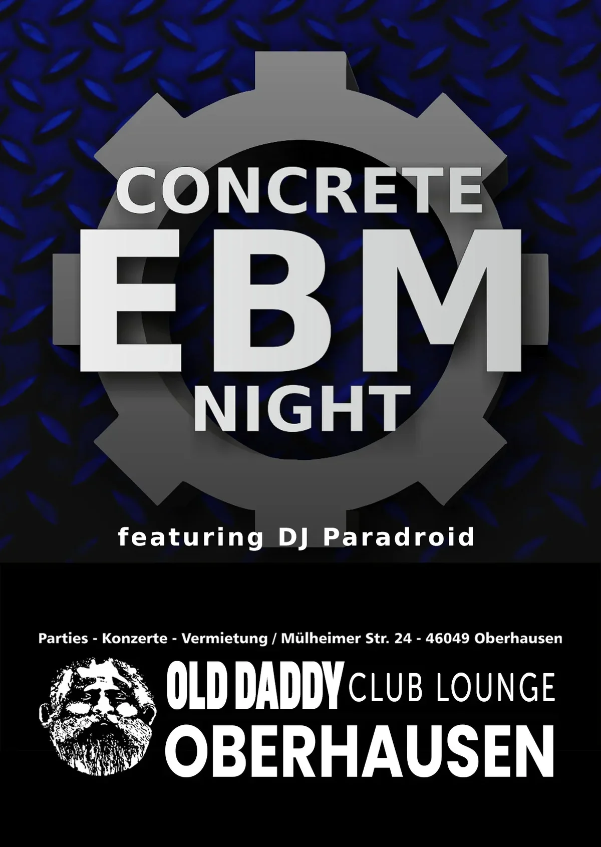 Flyer: CONCRETE EBM Night Flyer: CONCRETE EBM Night
