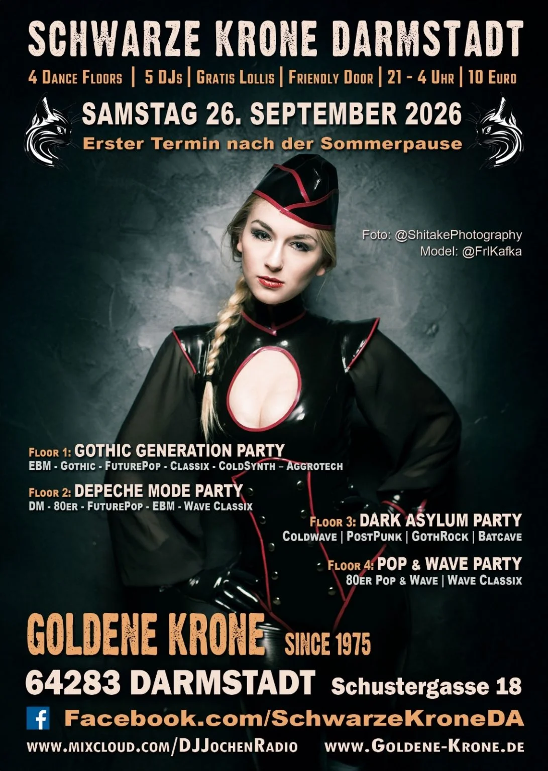 Flyer: Schwarze Krone Darmstadt Flyer: Schwarze Krone Darmstadt