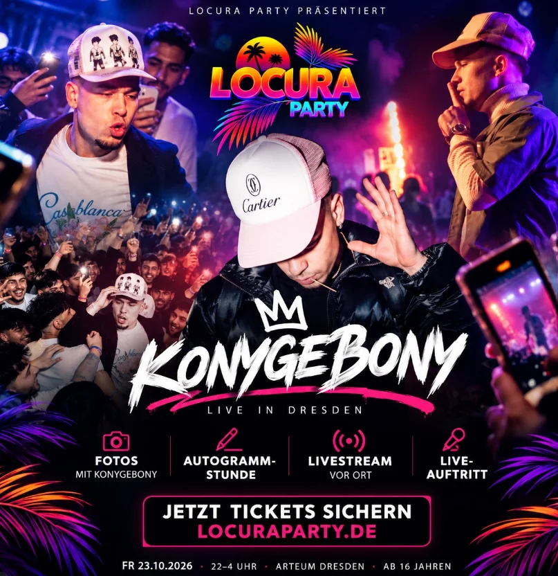 Flyer: Locura Party mit KONYGEBONY Flyer: Locura Party mit KONYGEBONY