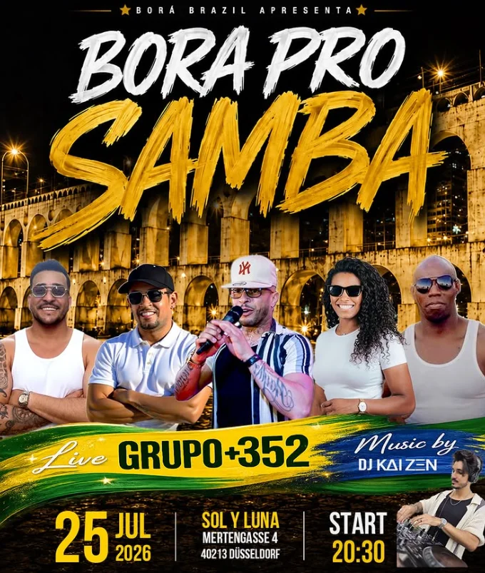 Flyer: Bora Pro Samba Flyer: Bora Pro Samba