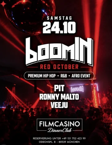 Flyer: boomIN Red October Edition Flyer: boomIN Red October Edition
