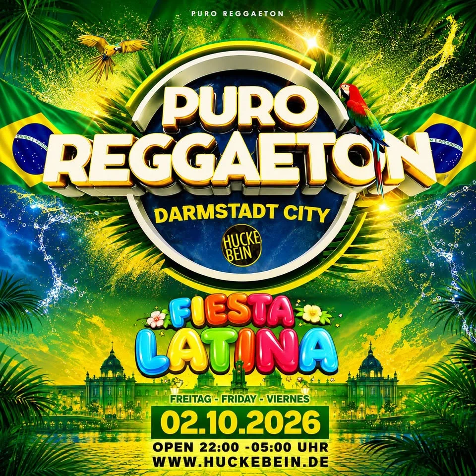 Flyer: PURO REGGAETON Fiesta Latina Flyer: PURO REGGAETON Fiesta Latina