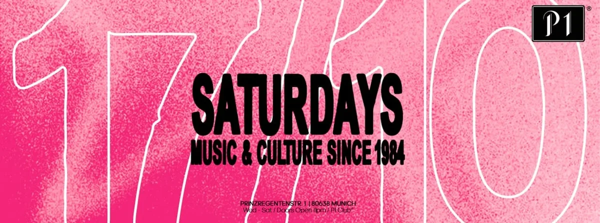 Flyer: SATURDAYS @P1 Flyer: SATURDAYS @P1
