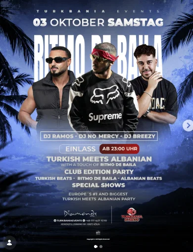 Flyer: Turkish 🇹🇷 meets Albanian 🇦🇱 Flyer: Turkish 🇹🇷 meets Albanian 🇦🇱