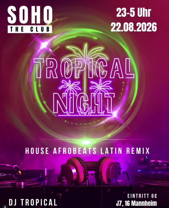 Flyer: Tropical Night Flyer: Tropical Night