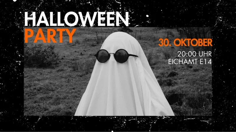 Flyer: E14 | Große Halloween Party Flyer: E14 | Große Halloween Party