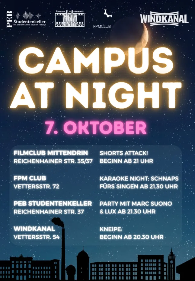 Flyer: Campus at Night Flyer: Campus at Night