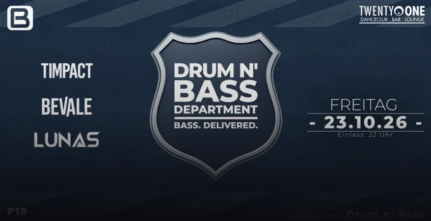 Flyer: Drum & Bass Dept. Flyer: Drum & Bass Dept.