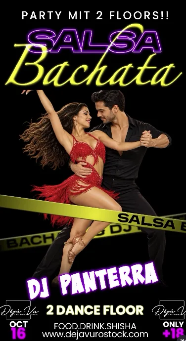 Flyer: SALSA x BACHATA NIGHT Flyer: SALSA x BACHATA NIGHT