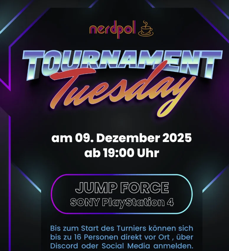 Flyer: Tournament Tuesday Flyer: Tournament Tuesday