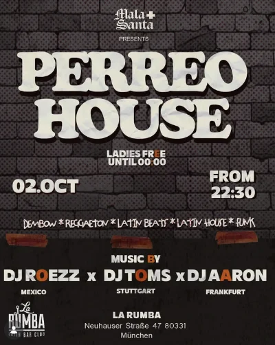 Flyer: PERREO HOUSE Flyer: PERREO HOUSE