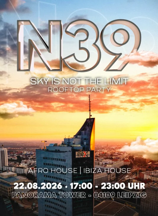 Flyer: N39 SKY IS NOT THE LIMIT - Rooftop Party Flyer: N39 SKY IS NOT THE LIMIT - Rooftop Party