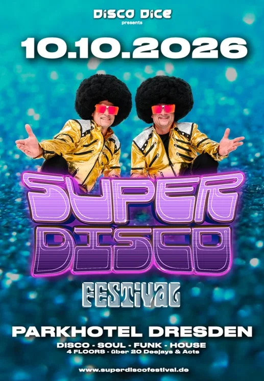 Flyer: Super Disco Festival Flyer: Super Disco Festival