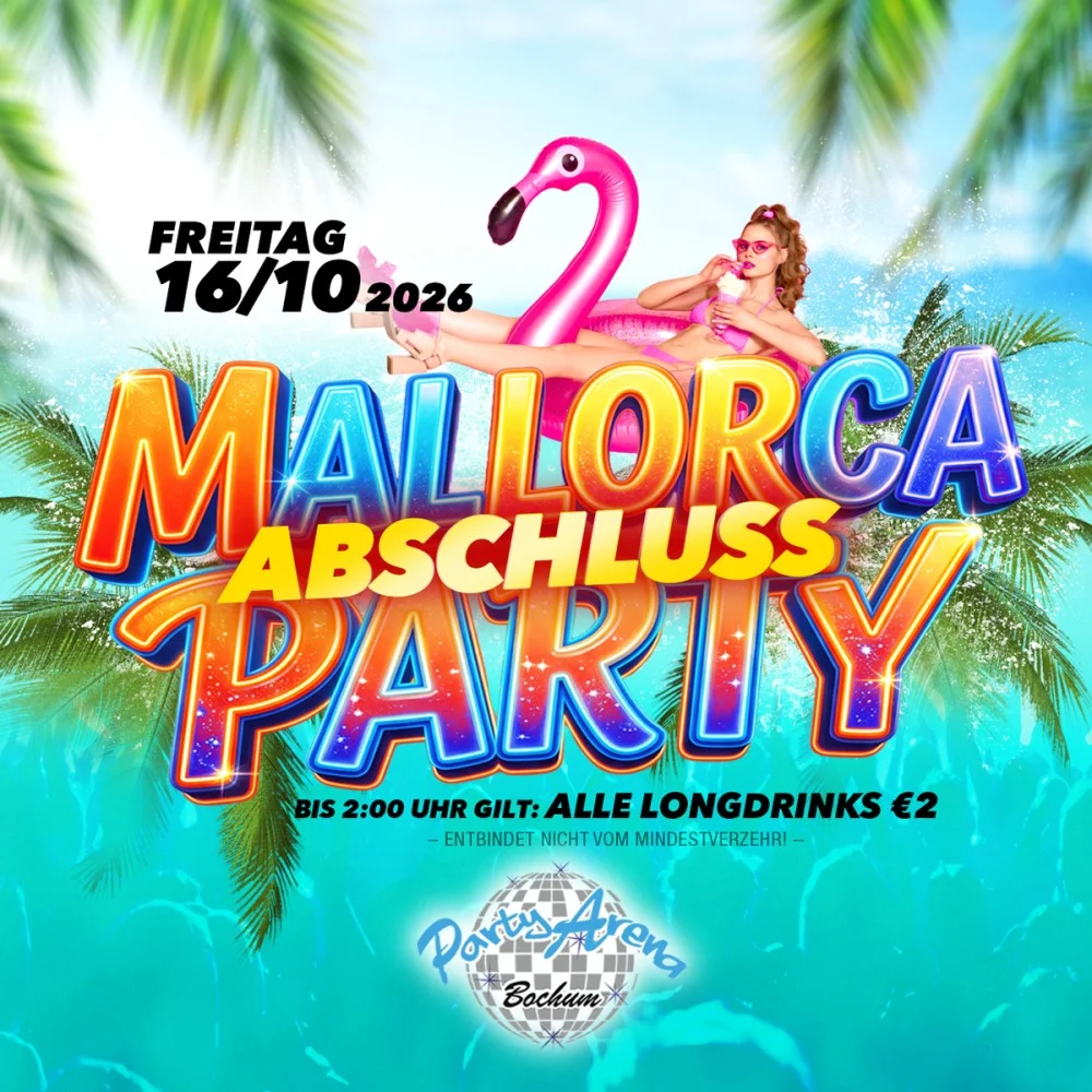 Flyer: Mallorca-Abschluss Party Flyer: Mallorca-Abschluss Party